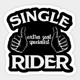 Single Rider (v3) Sticker